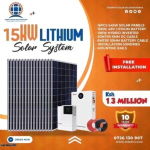 15kw Lithium 1.3million